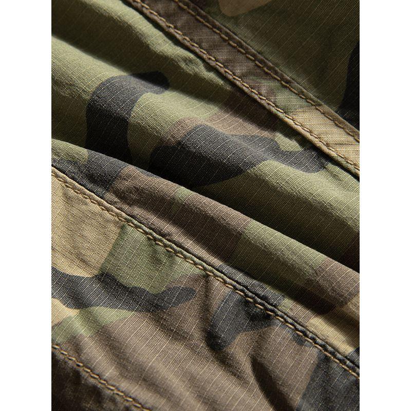 Camouflage Pants Men's Spring & Fall New Arrival Pure Cotton Micro Stretch Trendy Casual Pants Trendy Loose Ankle Banded Working Pants Fashion