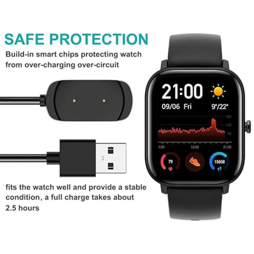 For Amazfit GTS GTR 2 T-REX USB Charger Adapter High Quality Smart Watch Accessories Fast Charger Replacement Charging Cable