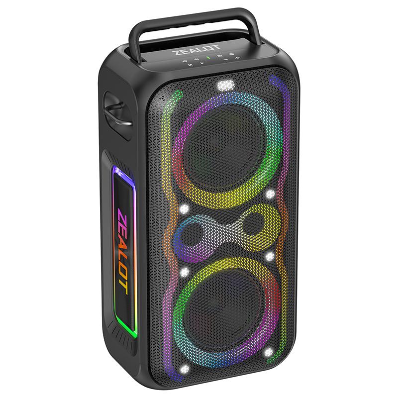 Hot Sale Zealot PT21 200W Rechargeable Portable Big Bass Party Waterproof Wireless Speaker for Party Outdoor