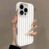 Cartoon Blue White Striped Case For Motorola Moto Edge 50 Fusion Neo 60 Pro G84 G14 G24 G23 G54 G73 G64 G23 E13 G Power Cover