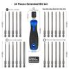 24 in 1 Multifunctional Screwdriver Flat Phillips Hexagonal Plum Manual Screwdriver Set