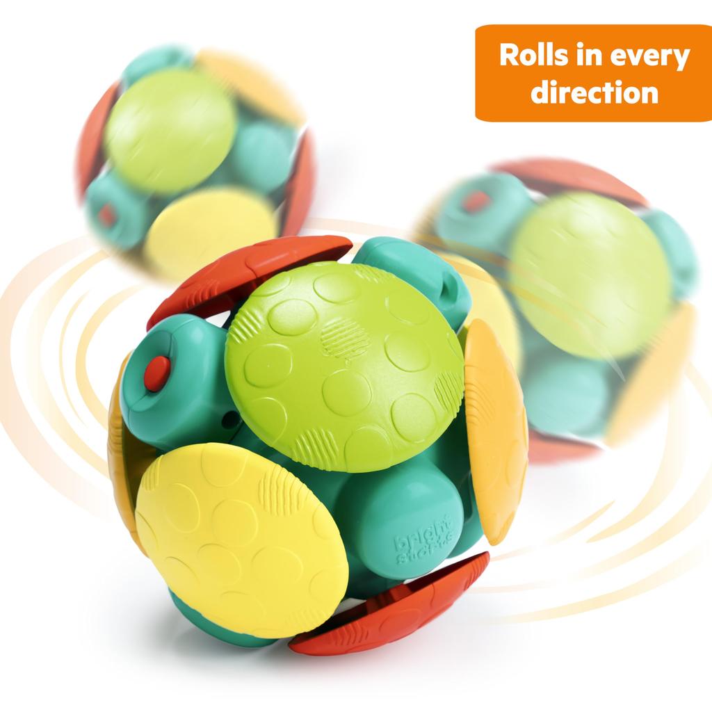 Bright Starts Rolling and Vibrating Chase Ball [3 months and up] 12212