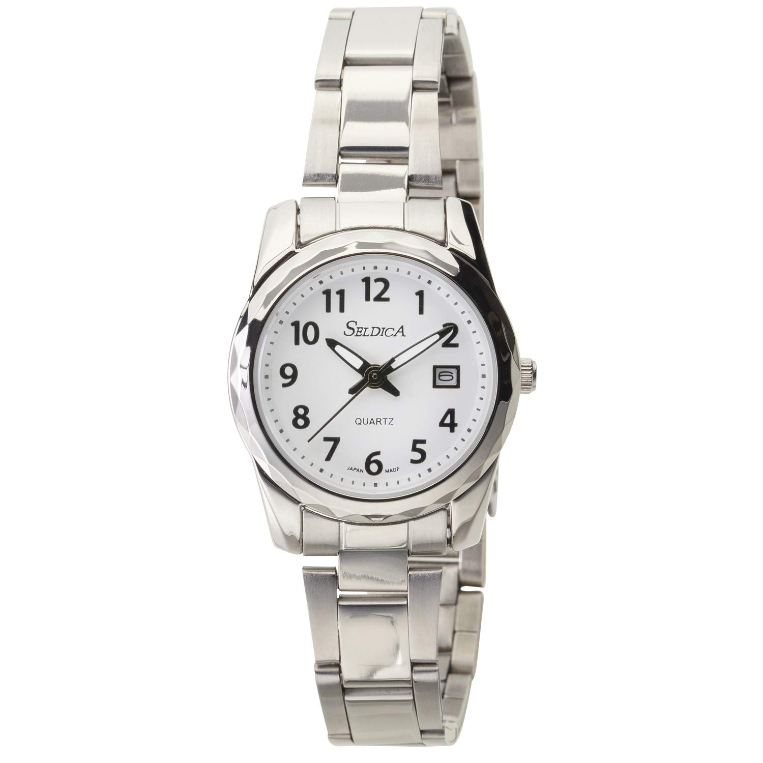 

Analog Waterproof Date Metal Band Silver [Clepher] SD-AL048-WTS Women s