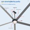 7.3m Industrial Large Ceiling Fan with Permanent Magnet Frequency Conversion for Warehouse, Mall, or Training Hall Ventilation