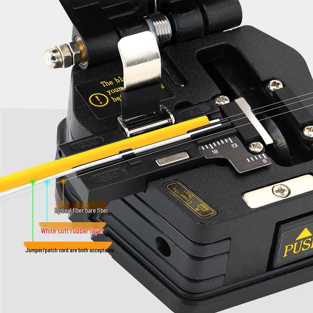 SKL-6C High-Precision Automatic Fiber Optic Cleaver for Cold and Hot Melt Drop Cables