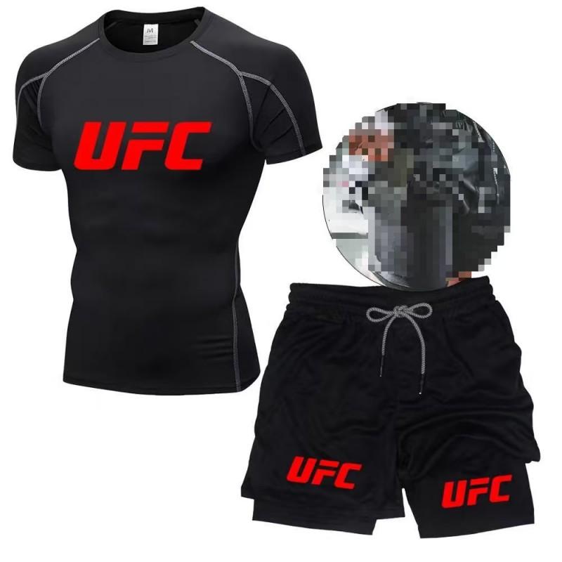 MMA Boxing Shorts Set Men Women - Stretchable Athletic Training Gear Muay Thai Kickboxing Wrestling Fitness