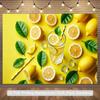 2D Lemon Theme Photography Backdrop Summer Party Background Cloth