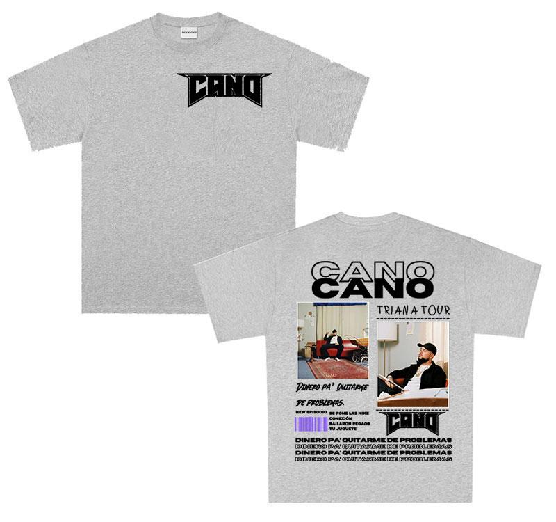 

Rapper Cano Triana Tour 2026 new Album T Shirt Women Unisex fashion Vintage print Tshirt Hip Hop gothic short sleeve tshirts 4XL