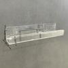 UShaped Surfacemounted Shelf Drill Installation Display Transparent Design Household Storage