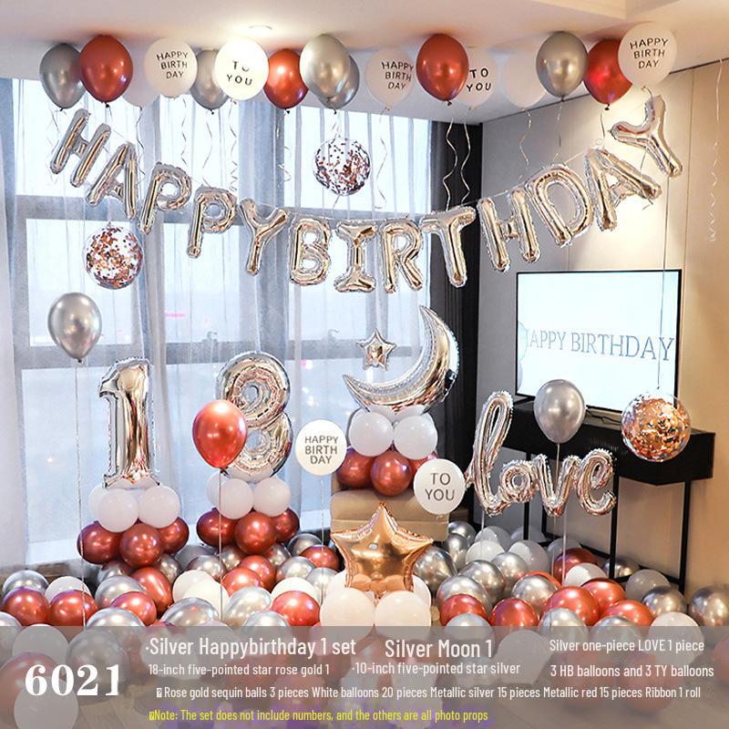 Set de baloane pentru ziua de naștere pentru adulți și copii - Decorațiuni cu desene animate