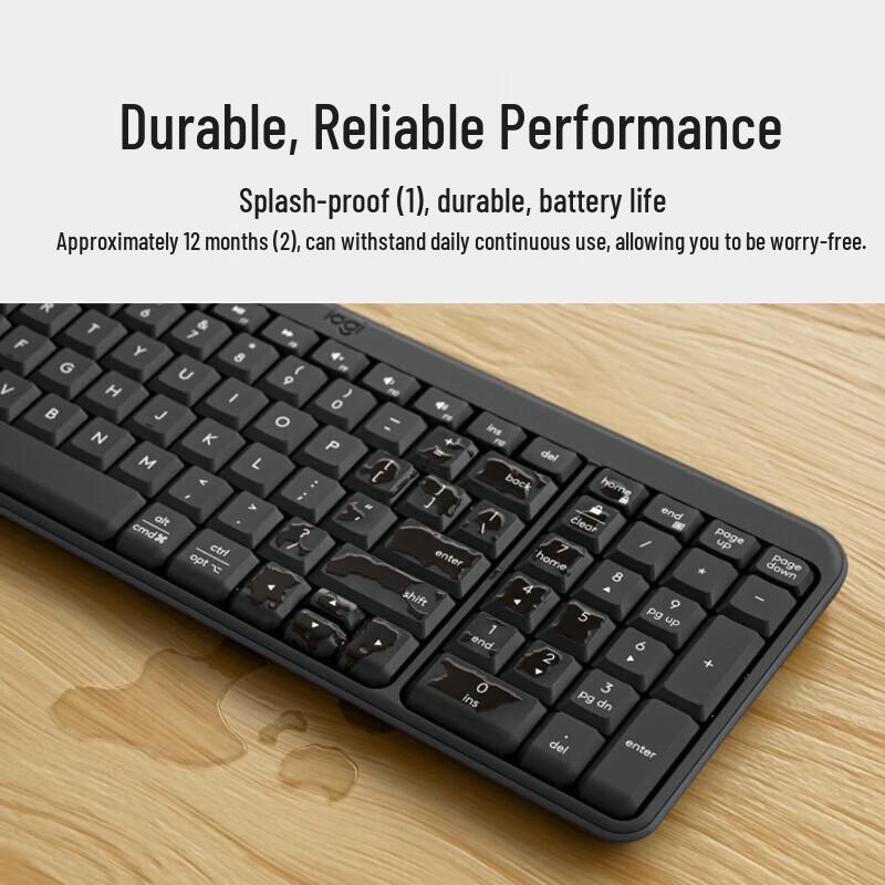 Logitech MK251 Kabellose Tastatur- und Maus-Kombination