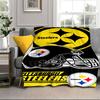 Pittsburgh Steelers  Portable Blanket/Soft Blanket Bedding Blanket Suitable for Travel Camping Living Rooms Offices Sofas Fan Gifts