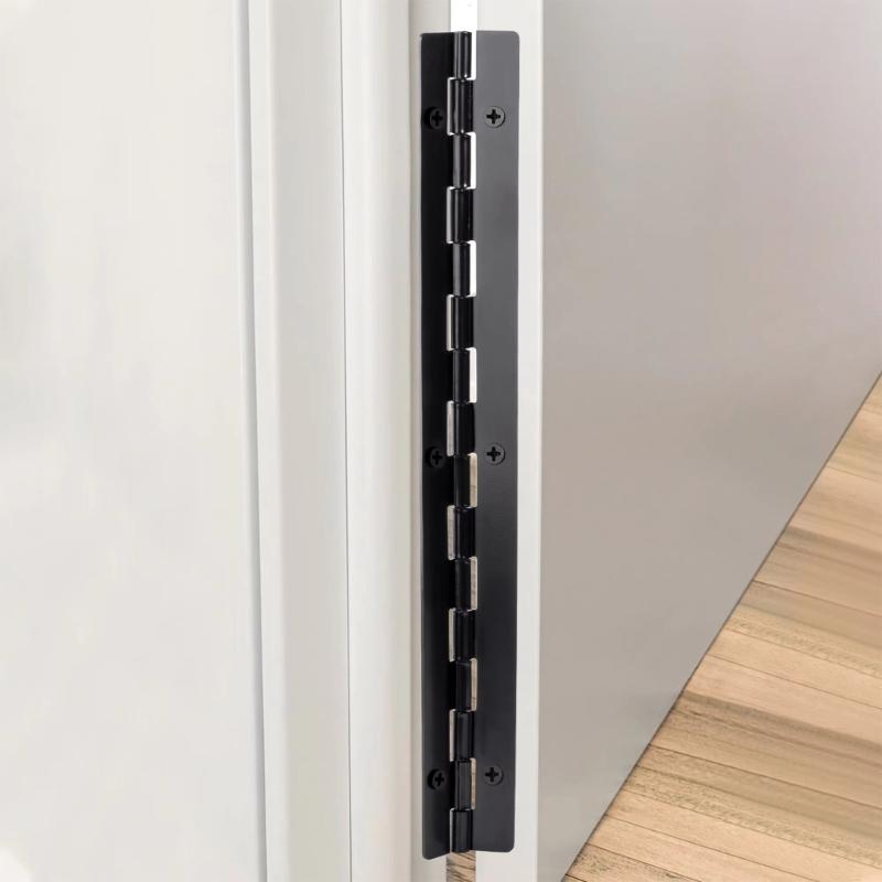 Smooth Operating Piano Hinge Suitable for Bifold Door Applications Including Mounting Screws for Noise Reduction Safe