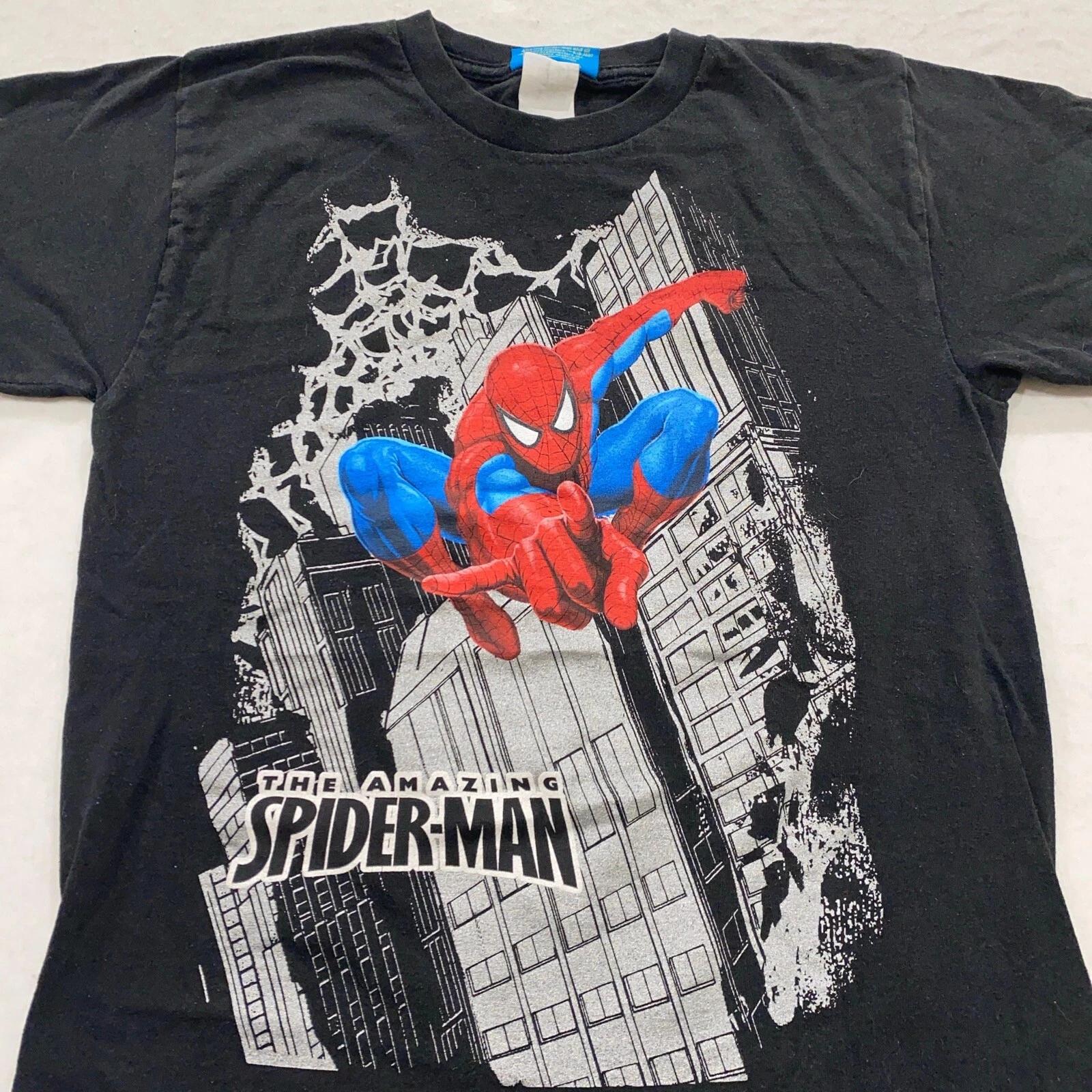 vintage THE AMAZING SPIDER-MAN T-Shirt XS T-Shirt soft marvel comics S