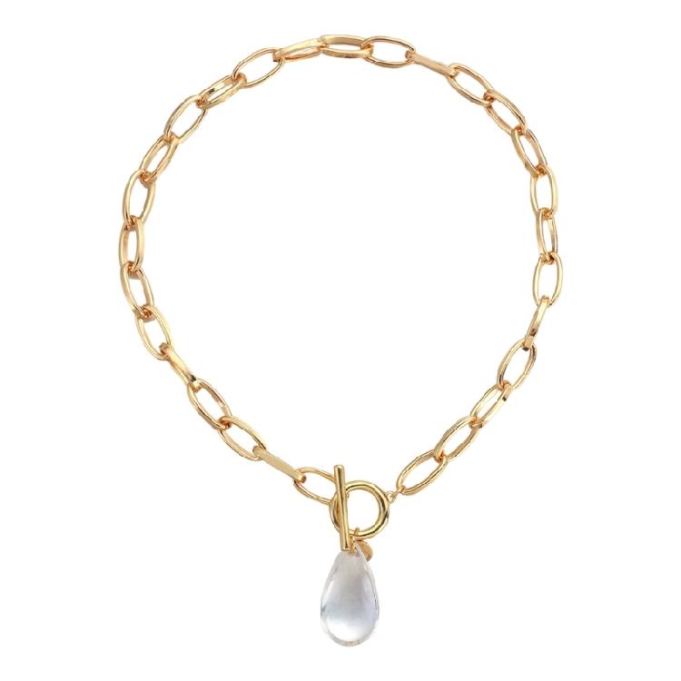 

Lightweight Elegant Acrylic Drop Pendant Necklace e Comfortable Clavicle Chain Accessories for Everyday Use