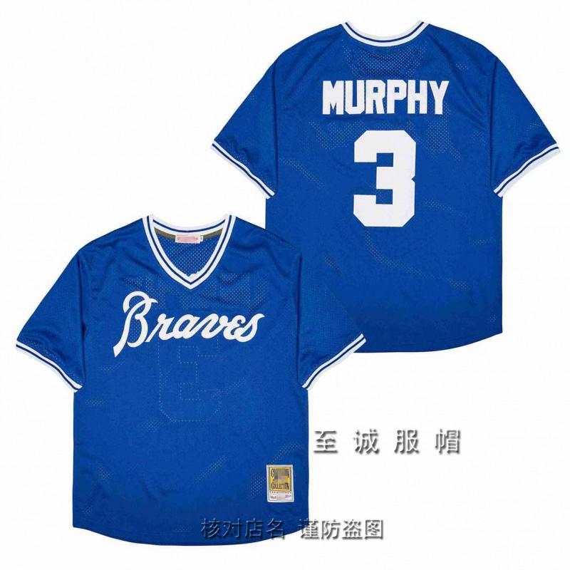 Mens Atlanta Braves Vintage Baseball Jersey 44 Hank Aaron Embroidered Retro MLB Fan Shirt Cotton Blend