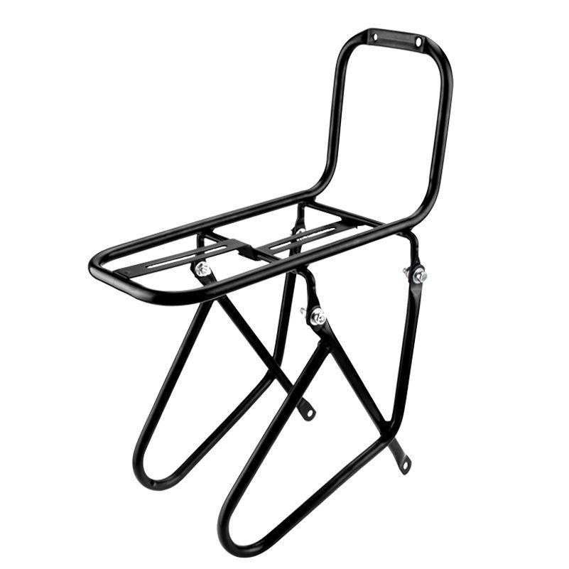 Disc Brake Front Rack for Mountain Bikes - Steel Long-Distance Bicycle Basket Accessory
