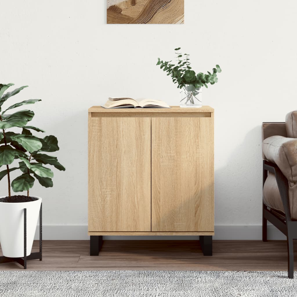 Vidaxl Kommode, Sonoma-Eiche, 60x35x70 cm, Holzwerkstoff