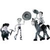 Mattel Disney & Pixar Toy Story Set with 4 Action Figures: Black & White Woody's Round-Up Pack, Woody, Jessie, Bullseye & Stinky Pete, 7-Inch Scale