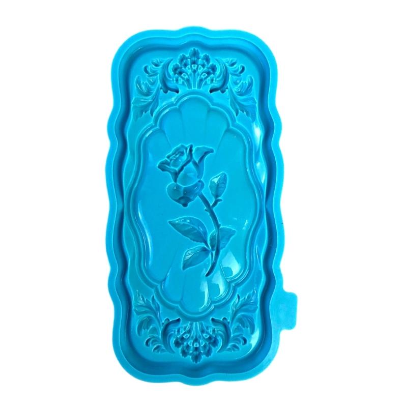 Rose Flower Crystal Silicone Mold Rose Flower Embossing Moulds Resin Craft Mold Silicone Material for DIY Jewelry Making