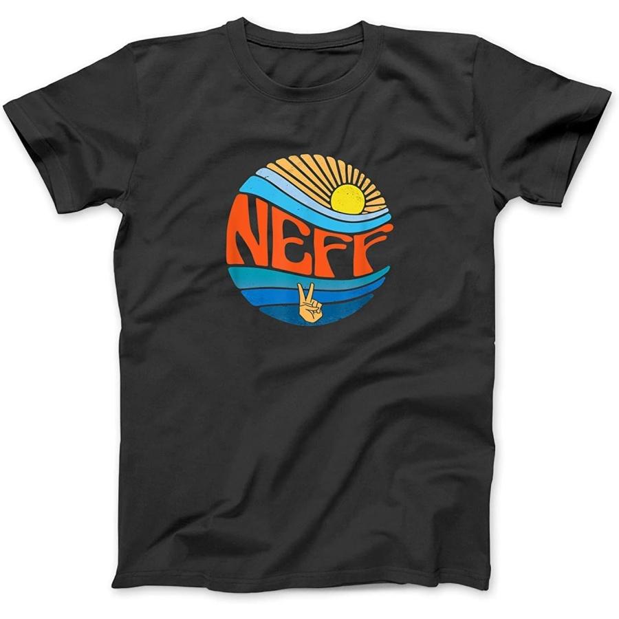 Neff Футболка Винтажный Закат Neff Крутая Футболка Тай-дай Толстовка Худи Майка для Мужчин Женщин Детей Черная S