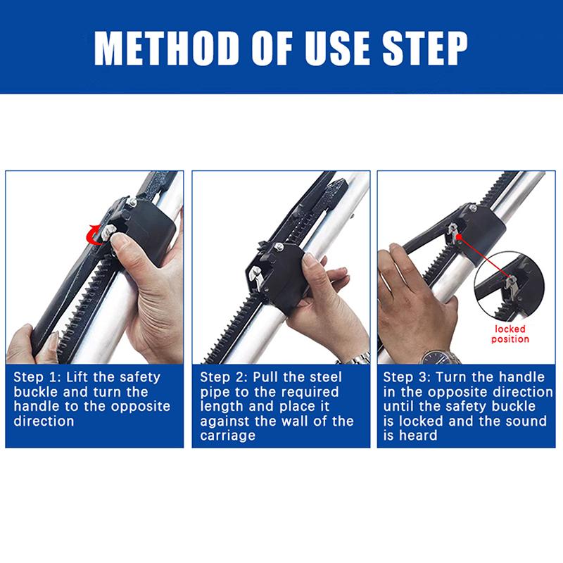 Heavy Duty Steel Truck Cargo Bar Ratcheting Adjustable Load Lock For Pickup Bed Anti Slip Secure