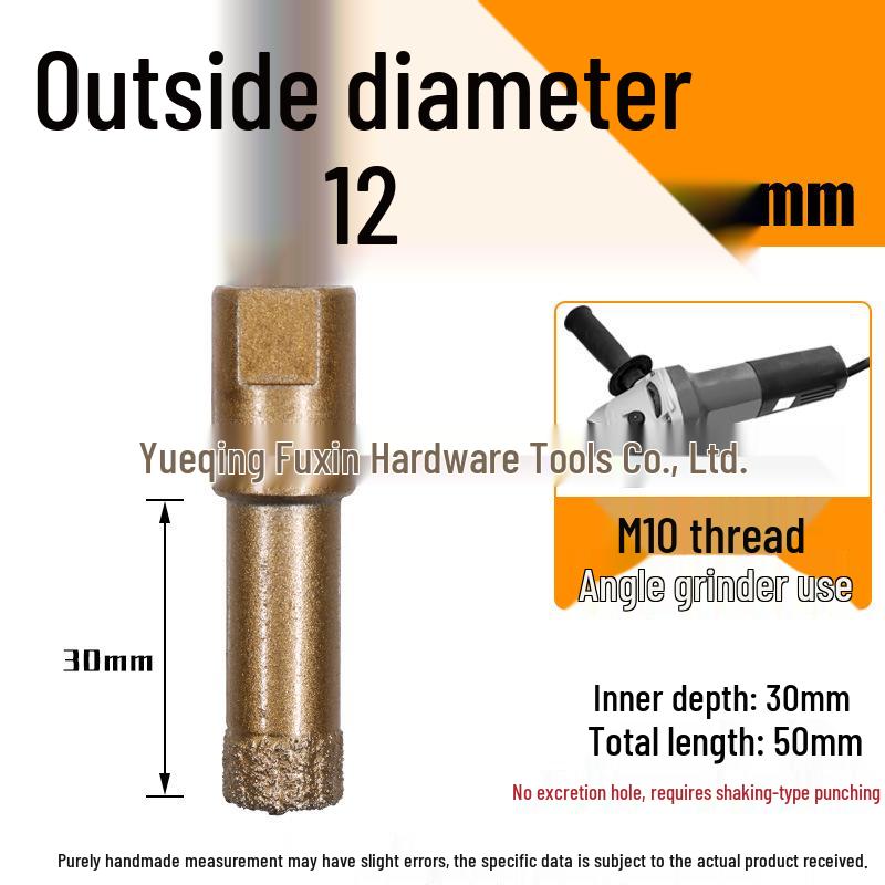 Glass Hole Tile Porcelain Saw Drill Bit Marble Vitrified Tile Dry Use