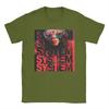 Mein System T-Shirt für Unisex Felicia Eurovision Schweden 2026 Vintage Reines Baumwoll-T-Shirt Rundhalsausschnitt Kurzarm Übergröße Kleidung