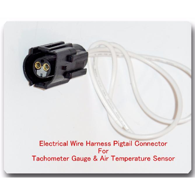 Pigtail 2 wire harness connector of Air Charge Temperature Sensor For Ford Mazda
