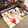 Pippi Langstrumpf Polyester Teppich, Weiche Indoor Matte für Bürostuhl, Wohnzimmer, Schreibtisch - Dekoratives Home Office Teppich Design
