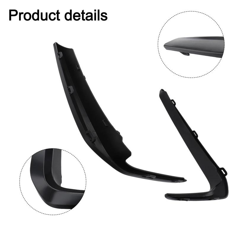 2pcs/pair Front Bumper Fog Light Eyelid Cover Trim 51118070541-Left 51118070542-Right For BMW 5-Ser G30 For M-Sport 16-20