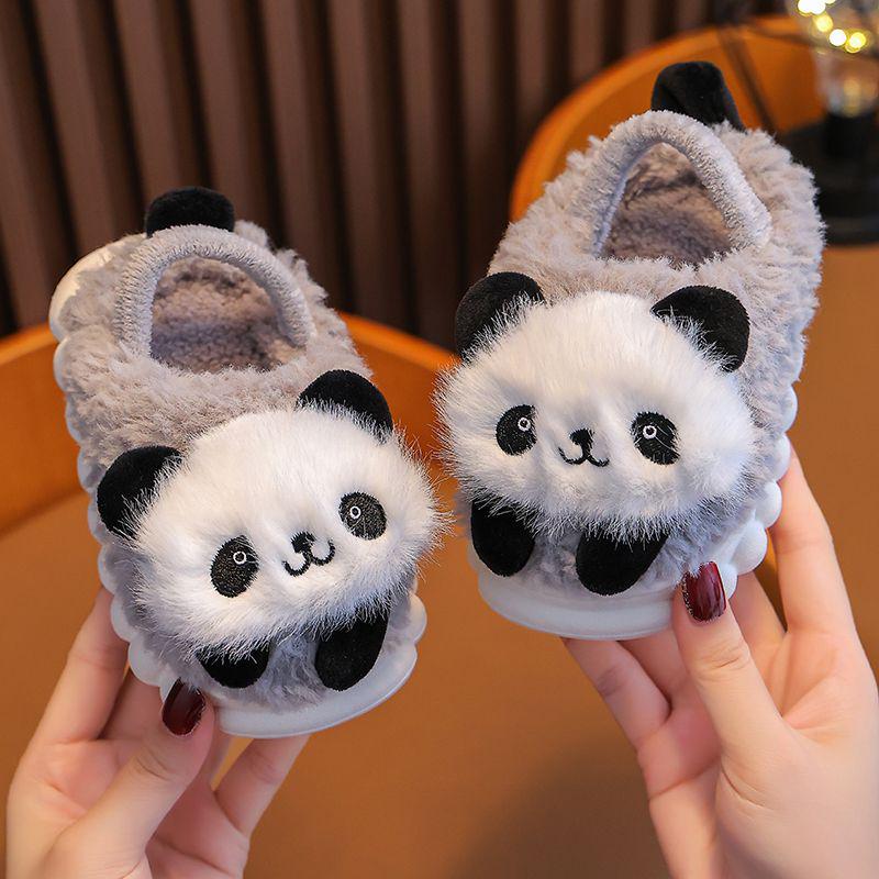 Kids  Winter Cotton Slippers – Warm, Cute, Anti-Slip for Boys & Girls