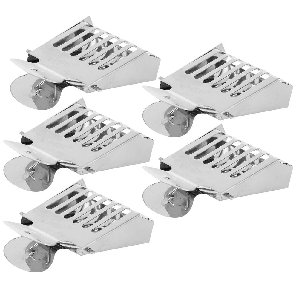 5Pcs BookClip Type Cage for Bee King Stainless Steel Escape Guard AntiRunning Device