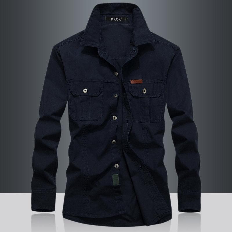 Military Quick-drying Men's Tactical Clothing Outdoor Camping Long-sleeved Shirts Large Size Shirts