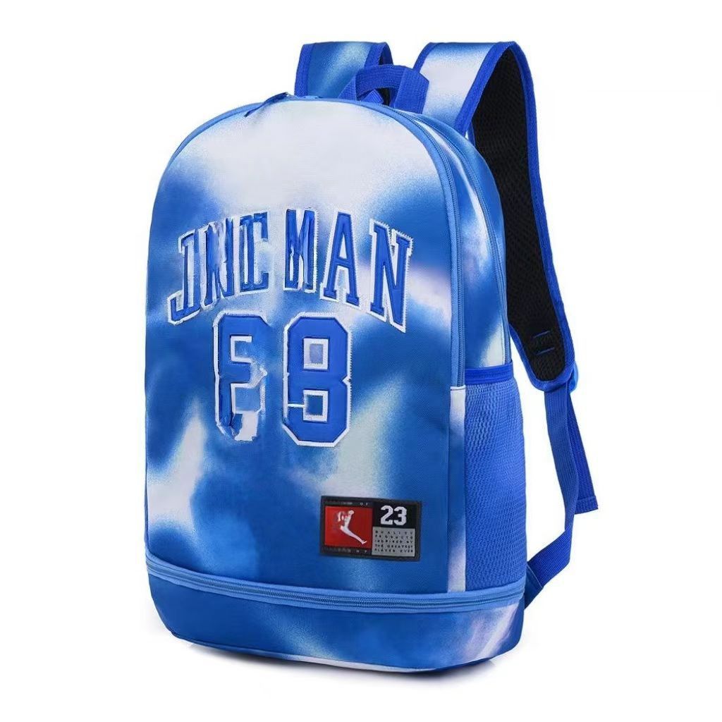 Basketball Sports Backpack Oxford Fabric With Breathable Design For Students And Travelers