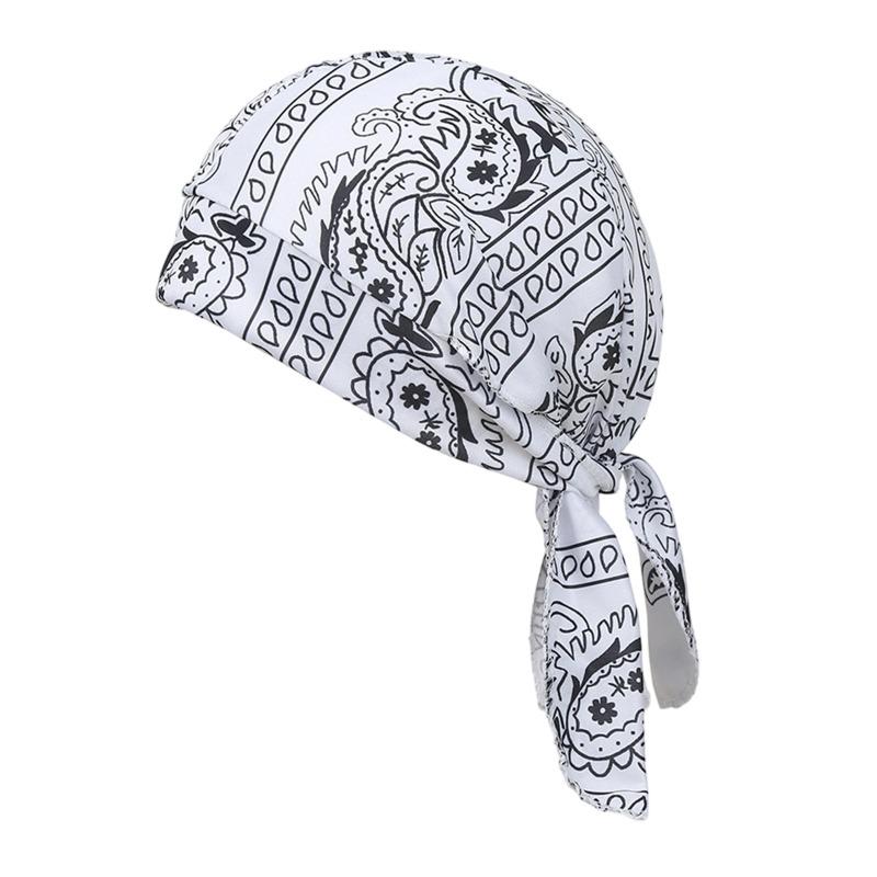 Men's Bandana Scarf Cycling Headscarf Handkerchief Head Outdoor Pirate Hat Motorcycle Printed Paisley Multi-Color Hip-Hop Dance