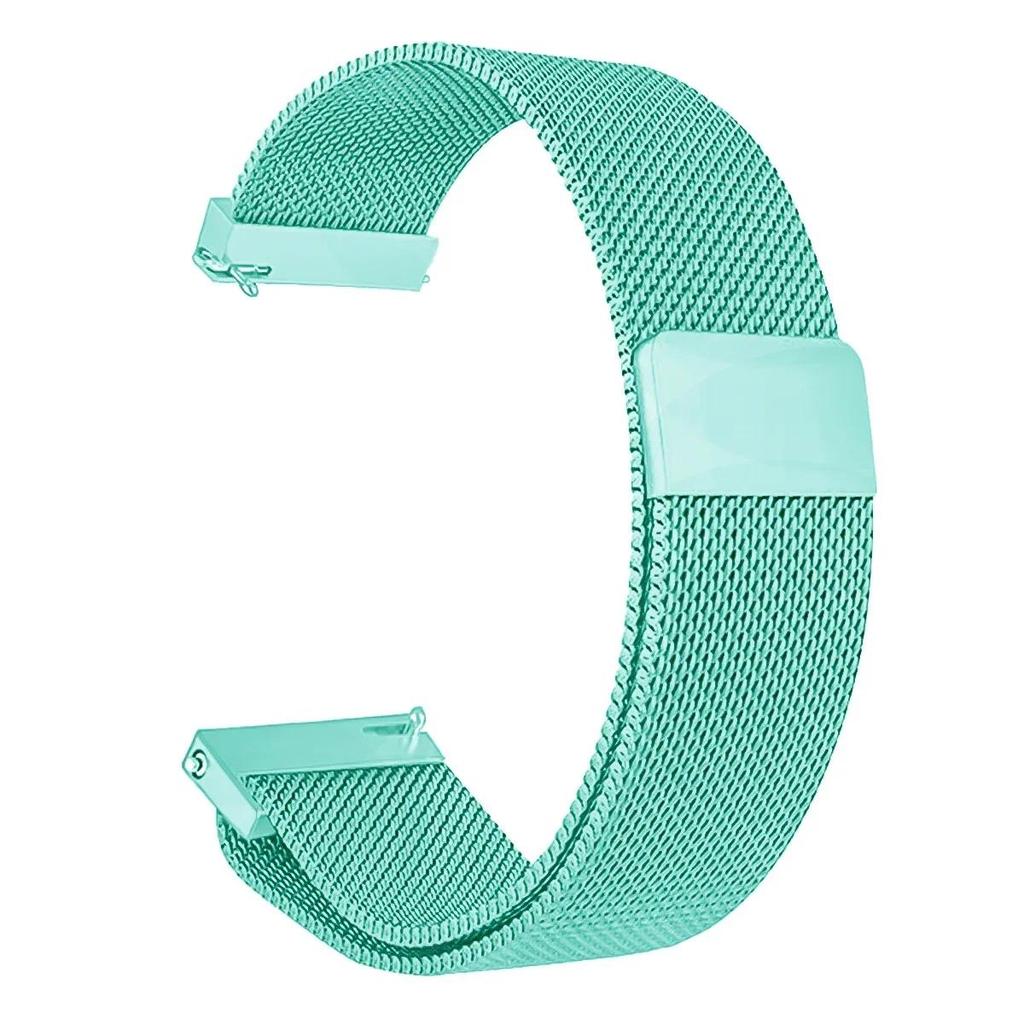 22mm Milanese Loop Strap for Redmi 3 Lite Steel Metal Strap for Xiaomi Active Smart Accessories 20mm Galaxy Watch 6 5 4 40 44mm