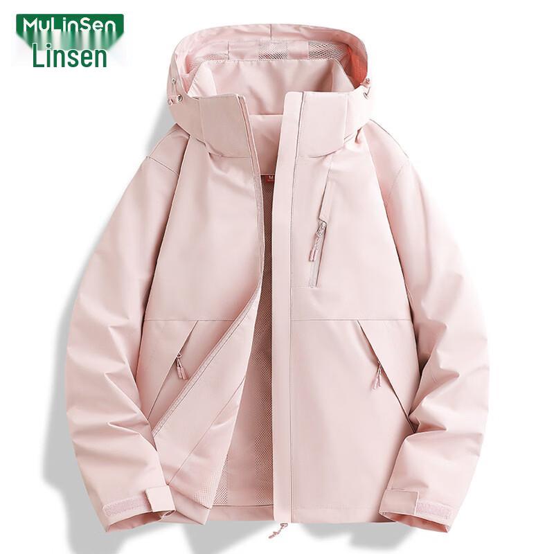 MULINSEN Women s 2026 Spring/Autumn Windproof Waterproof Outdoor Jacket 3XL