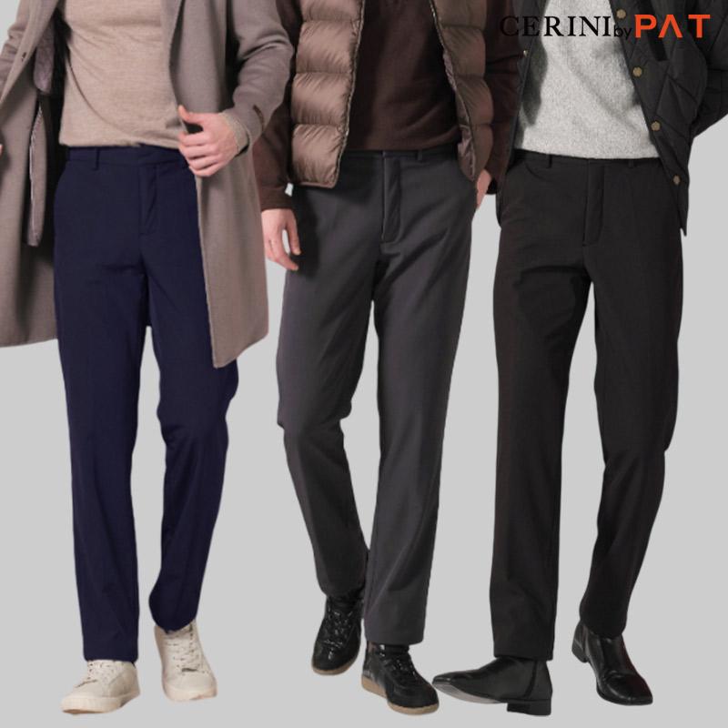 CERINI BY PAT Men'S Boa Fur Bonded Windproof Pants 1 Type (A Type)