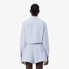 [lacoste] Women's Linen Blended Stripe Shirt CF1429-56GJ2G