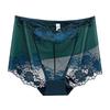 3XL Plus Größe Spitze Höschen Hohe Taille Frauen Hosen Sexy Hohl Blumen Dessous Weibliche Mesh Atmungsaktive Briefs Dessous 4XL