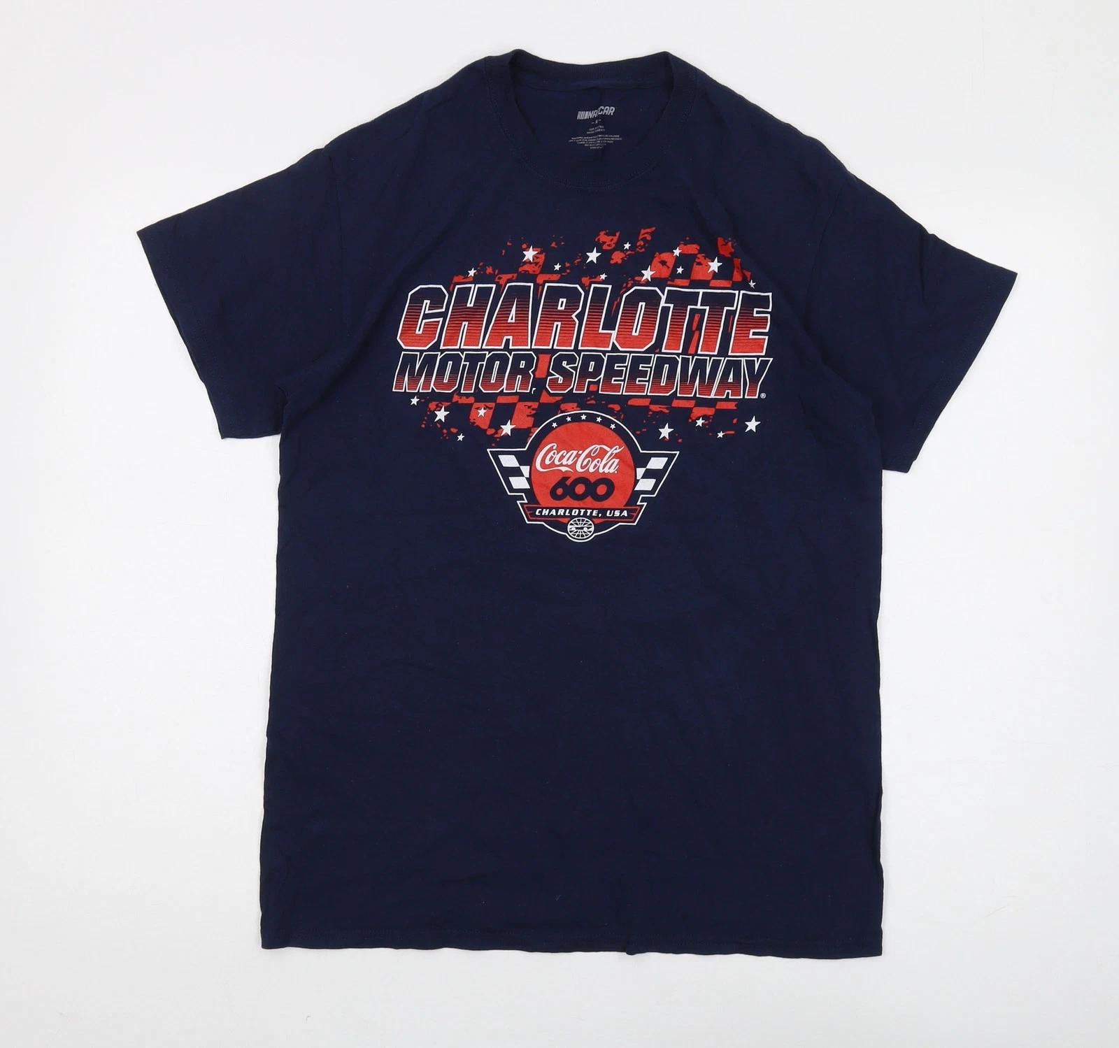 NASCAR Men s Blue Medium Graphic Print T-Shirt S