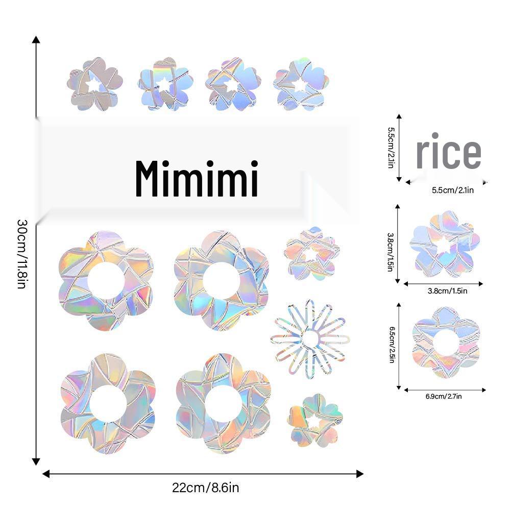 Aike Sun Prism Rainbow Butterfly Window Glass Sticker