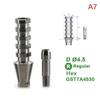 Composite For Osstem Component Temporary Accessories Screw Dental Material Dental Implant Replacement Tool Material