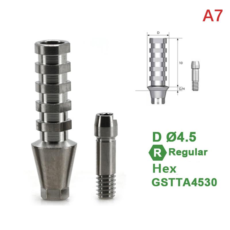 Composite For Osstem Component Temporary Accessories Screw Dental Material Dental Implant Replacement Tool Material