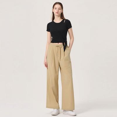 Huit Lightweight Tuck Wide Fit Banding Pants Htwpn5j08t