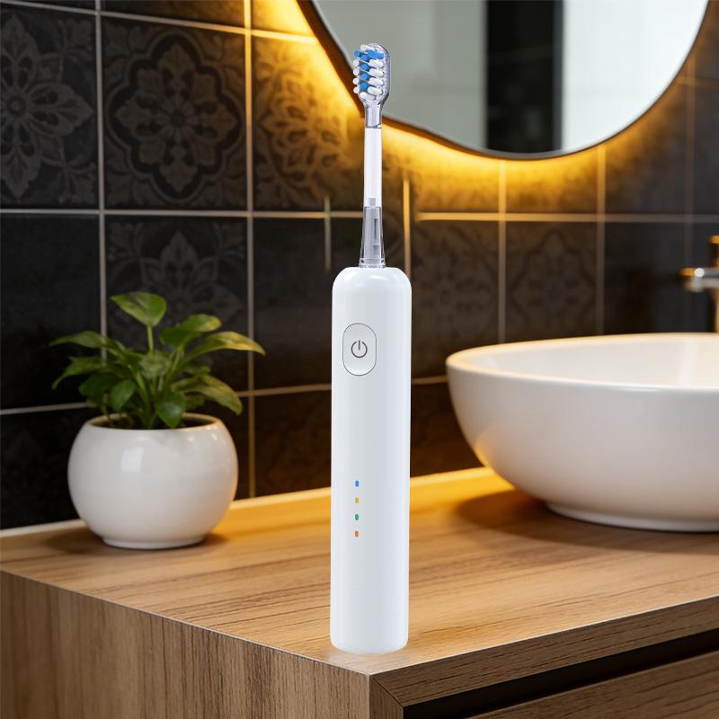Electric Toothbrush for Adults with Soft Bristles, Intelligent Charging, and Sweep-Vibration Technology – Ideal Couple Gift
