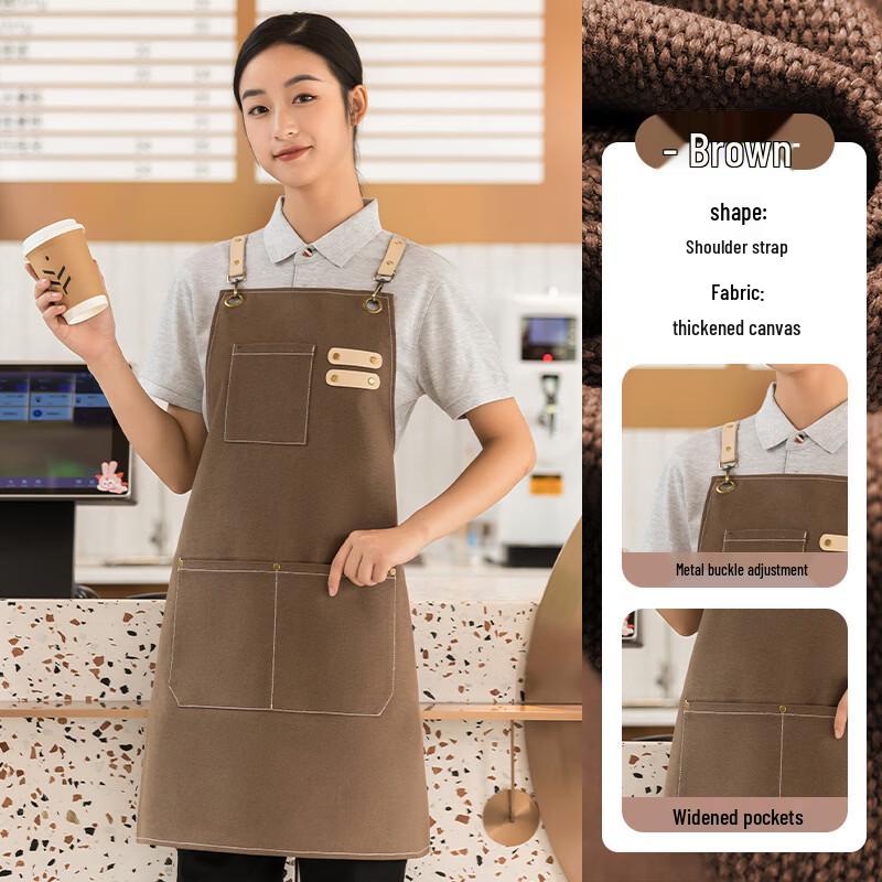Durable Washed Canvas Catering Apron