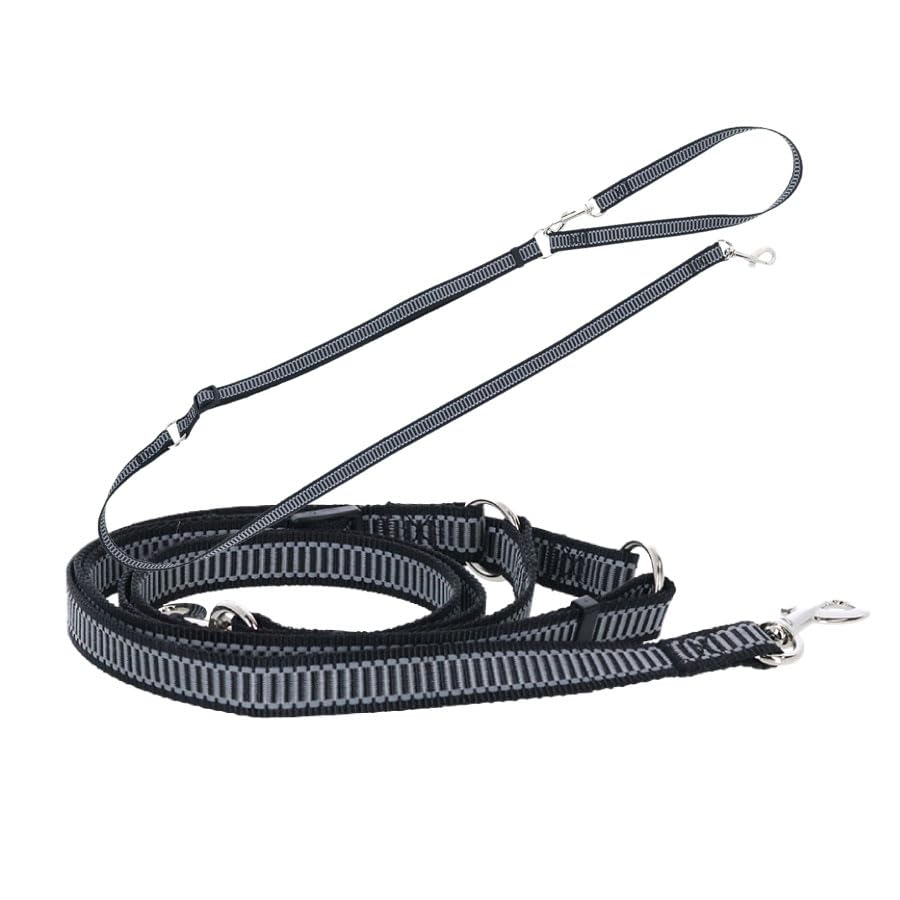 CAPTAIN STAG Dog Hands-Free Lead, Black (M)