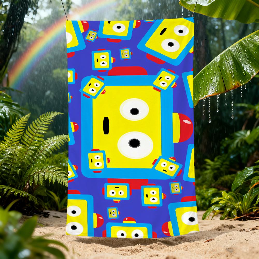 H-hIKUN cute Towel Beach Quick Dry Soft Pool Towels Gift for Travel Gym Shower Camping sports